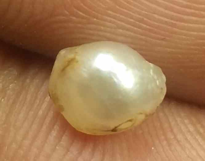 0.91 Carats Basra Pearl 5.74 x 4.96 x 4.22 mm