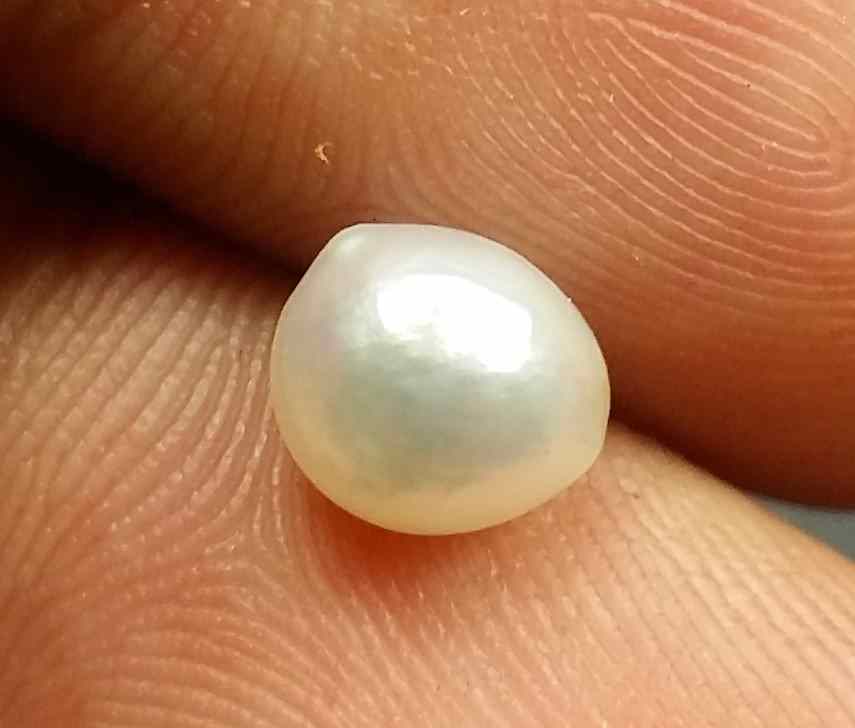 1.20 Carats Basra Pearl 6.11 x 5.47 x 4.60 mm