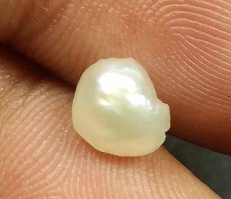 1.09 Carats Basra Pearl 6.26 x 5.97 x 4.04 mm