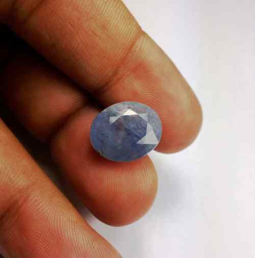 11.91 Carats Ceylon Blue Sapphire 14.28 x 11.70 x 7.75 mm