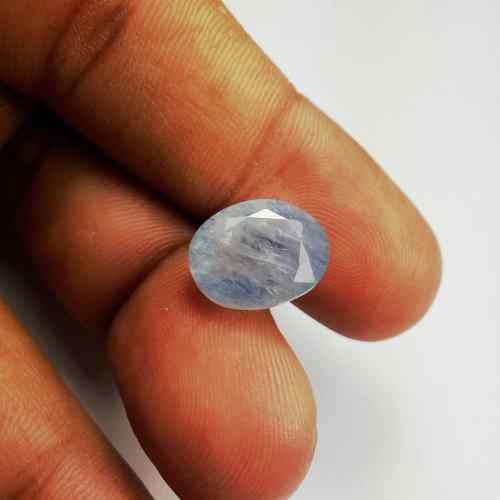 10.98 Carats Ceylon Blue Sapphire 13.26 x 10.29 x 8.25 mm