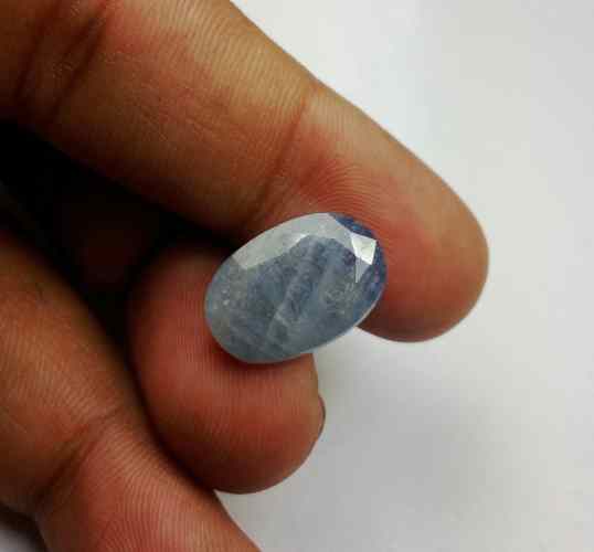 10.69 Carats Ceylon Blue Sapphire 16.53 x 11.13 x 5.29 mm