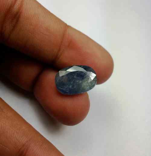 9.83 Carats Ceylon Blue Sapphire 15.38 x 10.55 x 5.71 mm