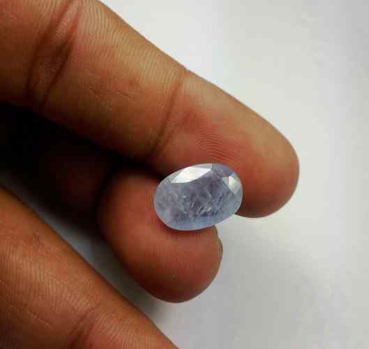 5.92 Carats Ceylon Blue Sapphire 13.76 x 9.61 x 4.09 mm
