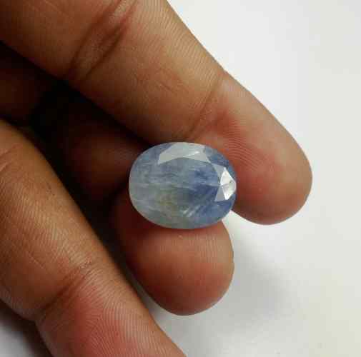 15.54 Carats Ceylon Blue Sapphire 16.90 x 13.83 x 7.03 mm