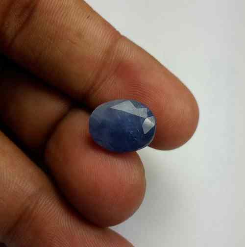 10.06 Carats Ceylon Blue Sapphire 13.38 x 10.64 x 7.34 mm