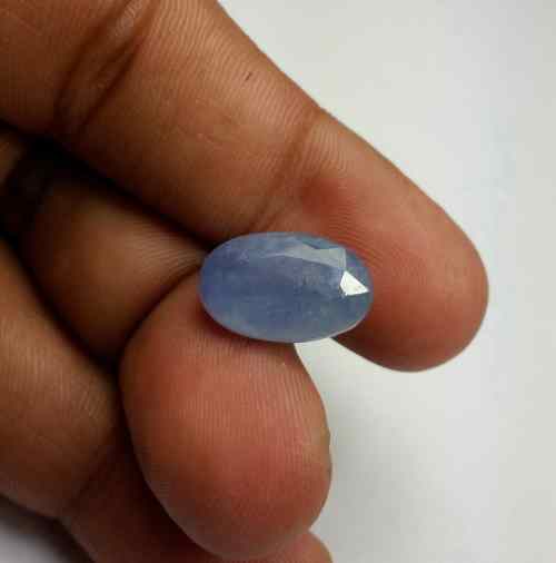 10.68 Carats Ceylon Blue Sapphire 15.45 x 9.77 x 6.25 mm