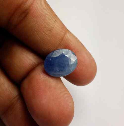 10.43 Carats Ceylon Blue Sapphire 13.78 x 11.10 x 6.54 mm