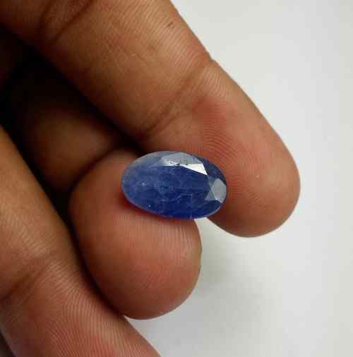 10.59 Carats Ceylon Blue Sapphire 14.68 x 9.46 x 5.20 mm