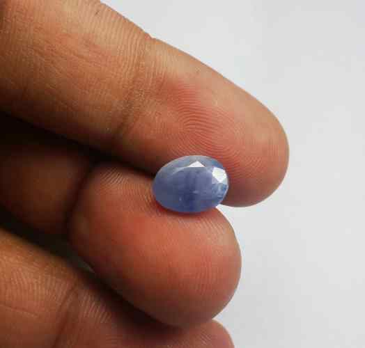 3.31 Carats Ceylon Blue Sapphire 9.82 x 7.45 x 4.89 mm