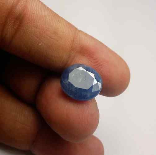 10.41 Carats Ceylon Blue Sapphire 13.53 x 12.01 x 7.11 mm