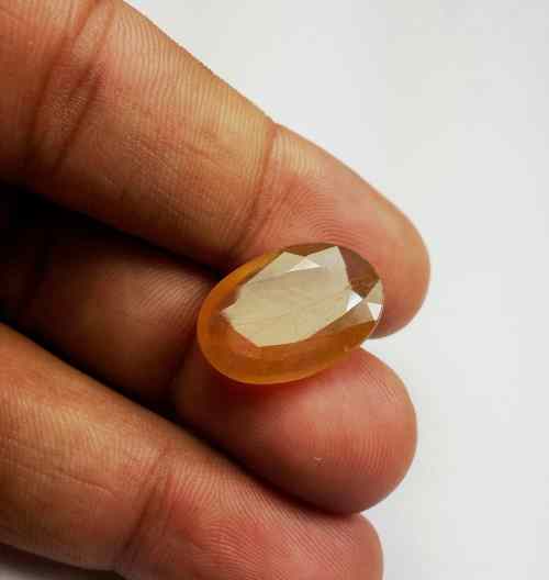 12.60 Carats African Yellow Sapphire 19.26 x 13.70 x 4.03 mm