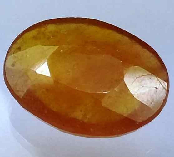 12.01 Carats African Padparadscha Sapphire 16.81 x 12.56 x 5.15 mm