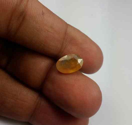 3.94 Carats African Padparadscha Sapphire 11.74 x 7.96 x 3.86 mm