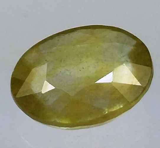 3.95 Carats African Green Sapphire 11.00 x 8.62 x 3.86 mm