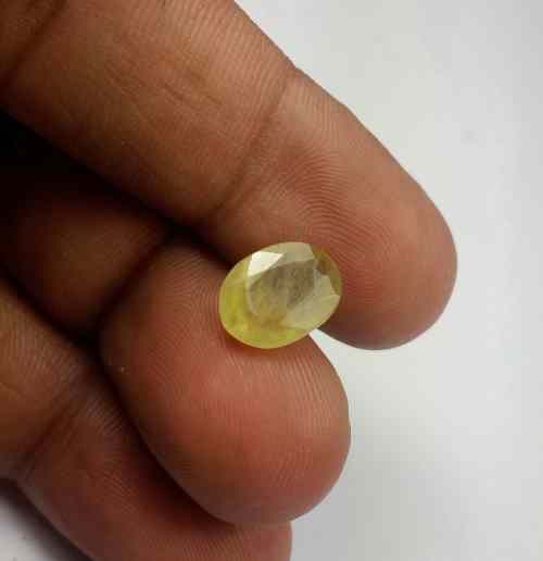 3.69 Carats African Green Sapphire 10.81 x 8.18 x 3.89 mm