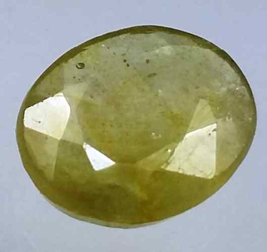 4.00 Carats African Green Sapphire 10.83 x 9.00 x 3.62 mm