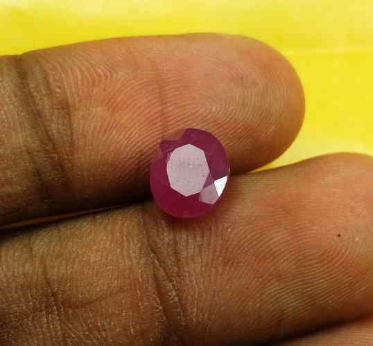 2.59 Carats Burma Mines Ruby 8.19 x 6.95 x 5.17 mm