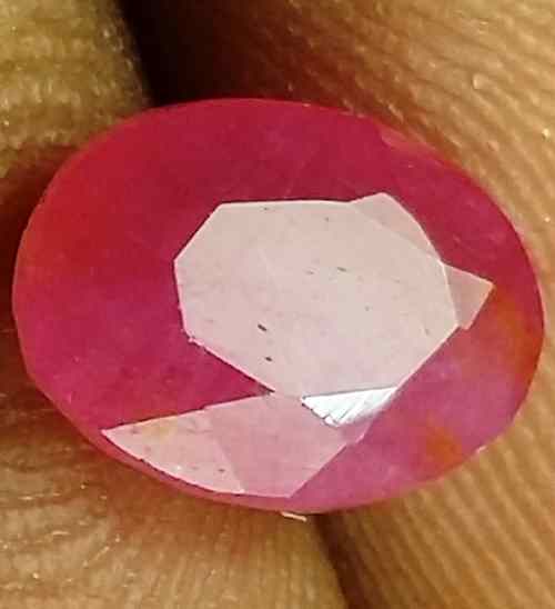 1.91 Carats Burma Mines Ruby 8.38 x 6.43 x 3.53 mm