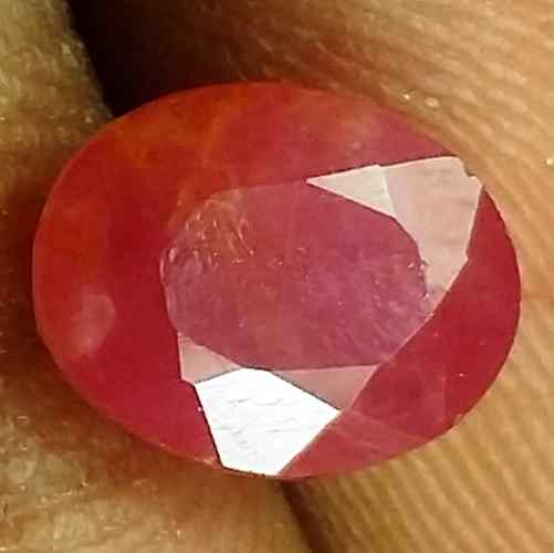 1.96 Carats Burma Mines Ruby 7.75 x 6.36 x 4.79 mm