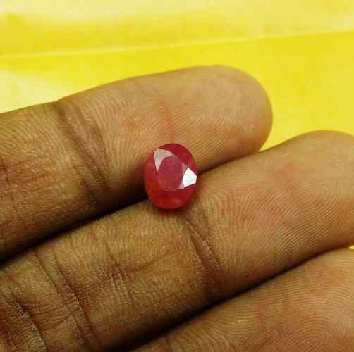 1.96 Carats Burma Mines Ruby 7.75 x 6.36 x 4.79 mm