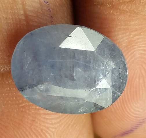 10.54 Carats Blue Sapphire 13.45 x 10.15 x 7.70 mm