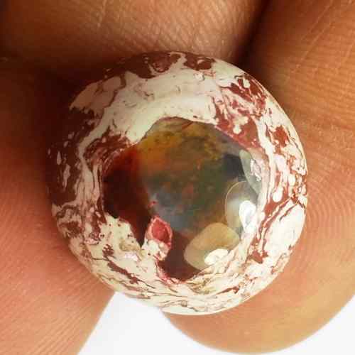 15.73 Carats Natural Mexicon Opal 19.76 x 17.74 x 8.03 mm