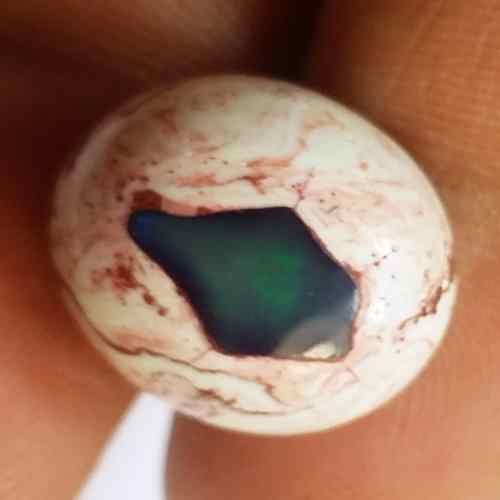 10.73 Carats Natural Mexicon Opal 15.71 x 14.04 x 7.70 mm