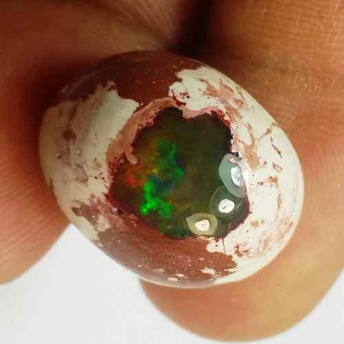 15.32 Carats Natural Mexicon Opal 19.04 x 15.38 x 9.14 mm