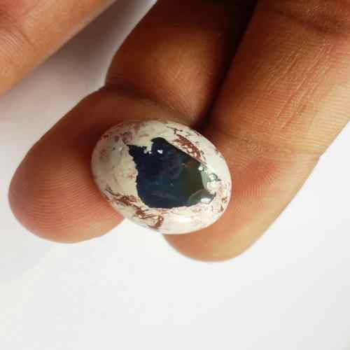 13.4 Carats Natural Mexicon Opal 19.84 x 16.24 x 7.15 mm