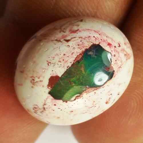 15.71 Carats Natural Mexicon Opal 19.10 x 16.60 x 7.81 mm