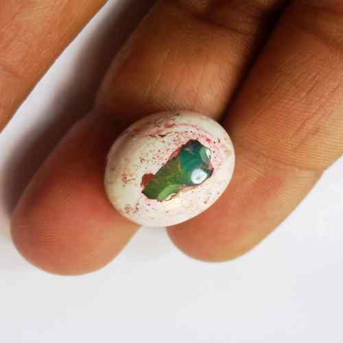 15.71 Carats Natural Mexicon Opal 19.10 x 16.60 x 7.81 mm