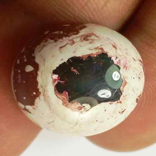 13.21 Carats Natural Mexicon Opal 17.72 x 16.65 x 7.65 mm