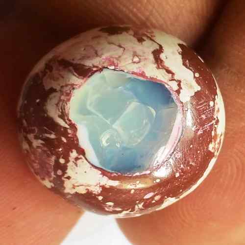 13.04 Carats Natural Mexicon Opal 17.78 x 17.40 x 7.25 mm