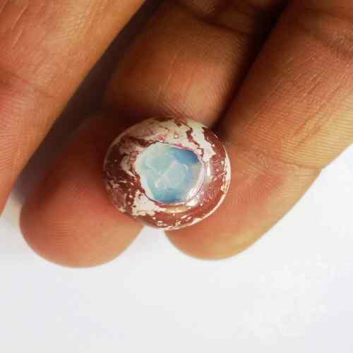 13.04 Carats Natural Mexicon Opal 17.78 x 17.40 x 7.25 mm