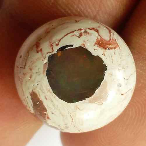 14.07 Carats Natural Mexicon Opal 17.50 x 16.44 x 7.73 mm