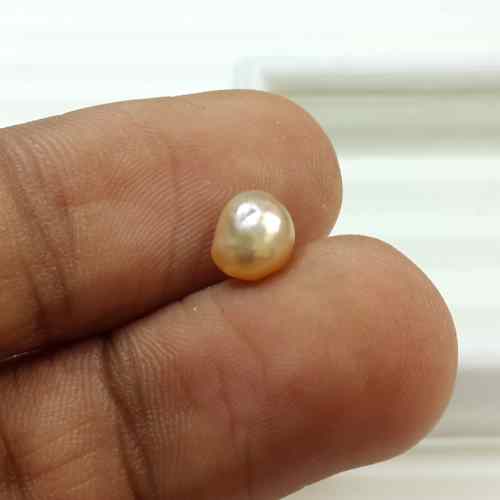 1.05 Carats Natural Venezuela Pearl 6.33 x 5.75 x 4.26 mm