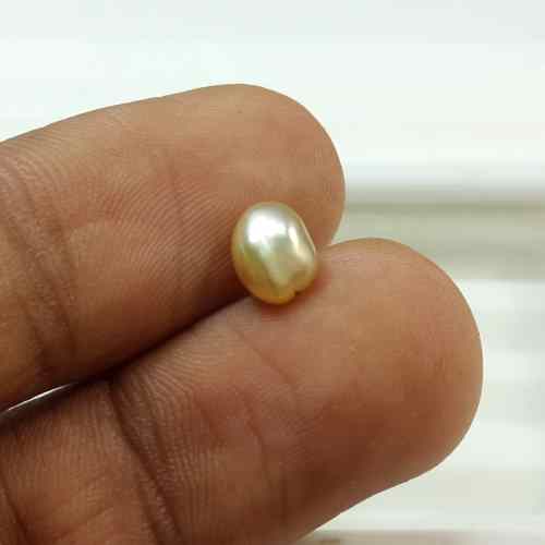 1 Carats Natural Venezuela Pearl 6.68 x 5.50 x 4.75 mm