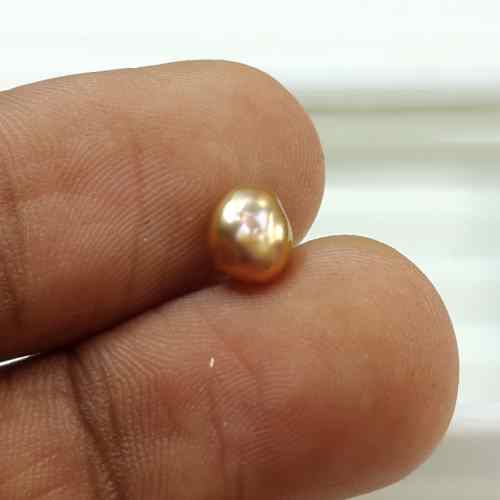 1.05 Carats Natural Venezuela Pearl 6.15 x 5.66 x 4.29 mm