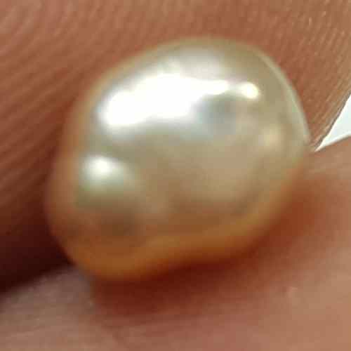 1 Carats Natural Venezuela Pearl 6.28 x 5.21 x 4.38 mm