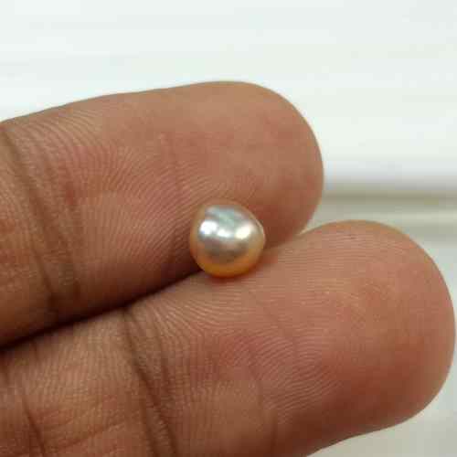 0.94 Carats Natural Venezuela Pearl 5.42 x 5.82 x 4.28 mm