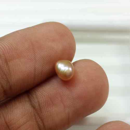 1.06 Carats Natural Venezuela Pearl 6.48 x 5.65 x 4.28 mm