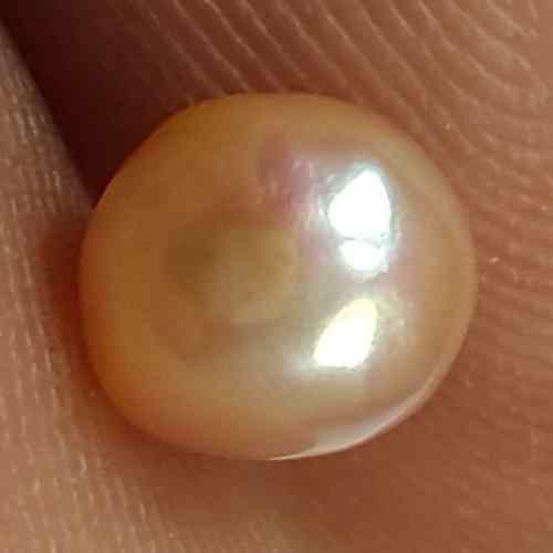 0.86 Carats Natural Venezuela Pearl 5.05 x 4.96 x 4.91 mm