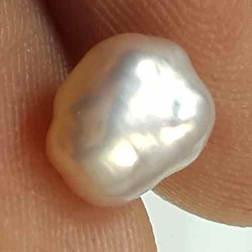 1.1 Carats Natural Venezuela Pearl 6.57 x 5.65 x 3.96 mm