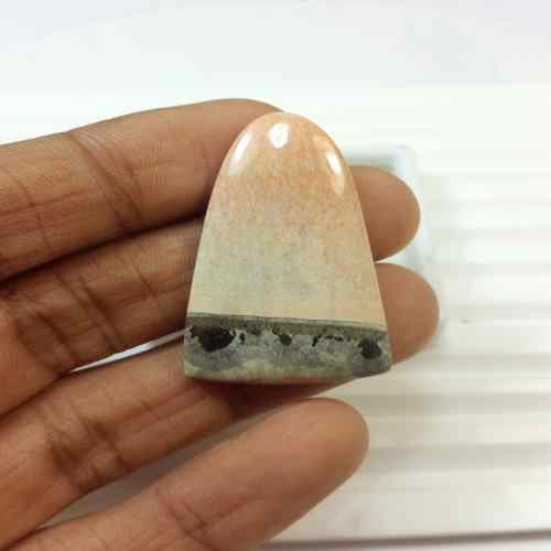 44.5 Carats Natural Celestobarite 38.35 x 29.94 x 4.70 mm