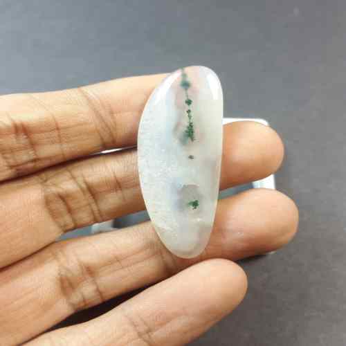 29.63 Carats Moss Agate 43.64 x 6.08 x 5.01 mm