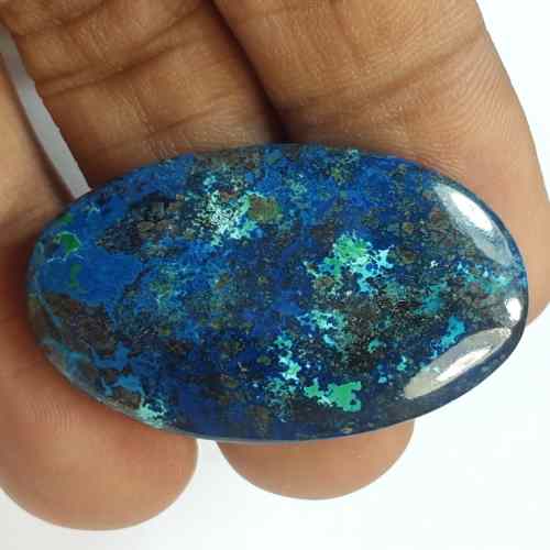 44.22 Carats Natural Shattuckite Azurite 34.29 x 24.10 x 5.29 mm