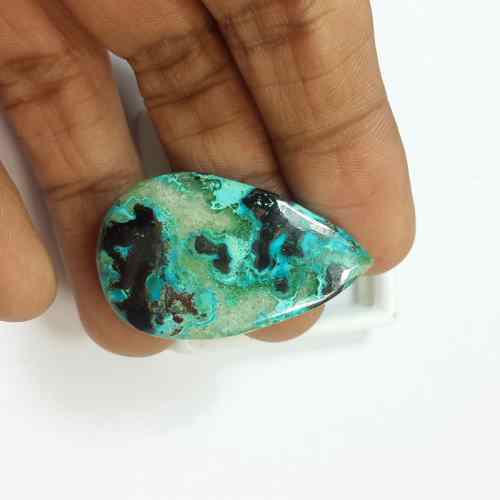 47.73 Carats Natural Shattuckite Azurite 36.20 x 24.13 x 5.18 mm