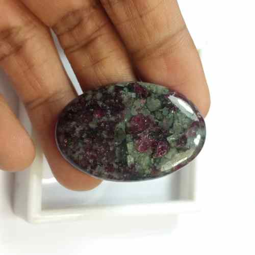 48.49 Carats Natural Eudialyte 38.03 x 25.61 x 4.54 mm