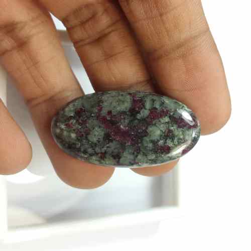 32.09 Carats Natural Eudialyte 34.51 x 19.52 x 4.57 mm